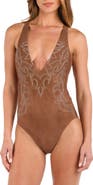 L'AGENCE Lexie Bolero One-Piece Swimsuit