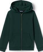 Lands' End School Uniform Kids Zip Front Sweatshirt