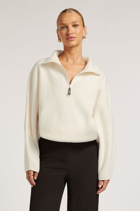 Alix Half-Zip Relaxed Cropped Fleece