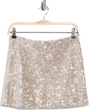 Sequin Miniskirt