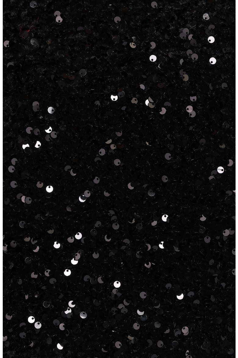 Leilani Sequin Midi Skirt, Alternate, color, BLACK