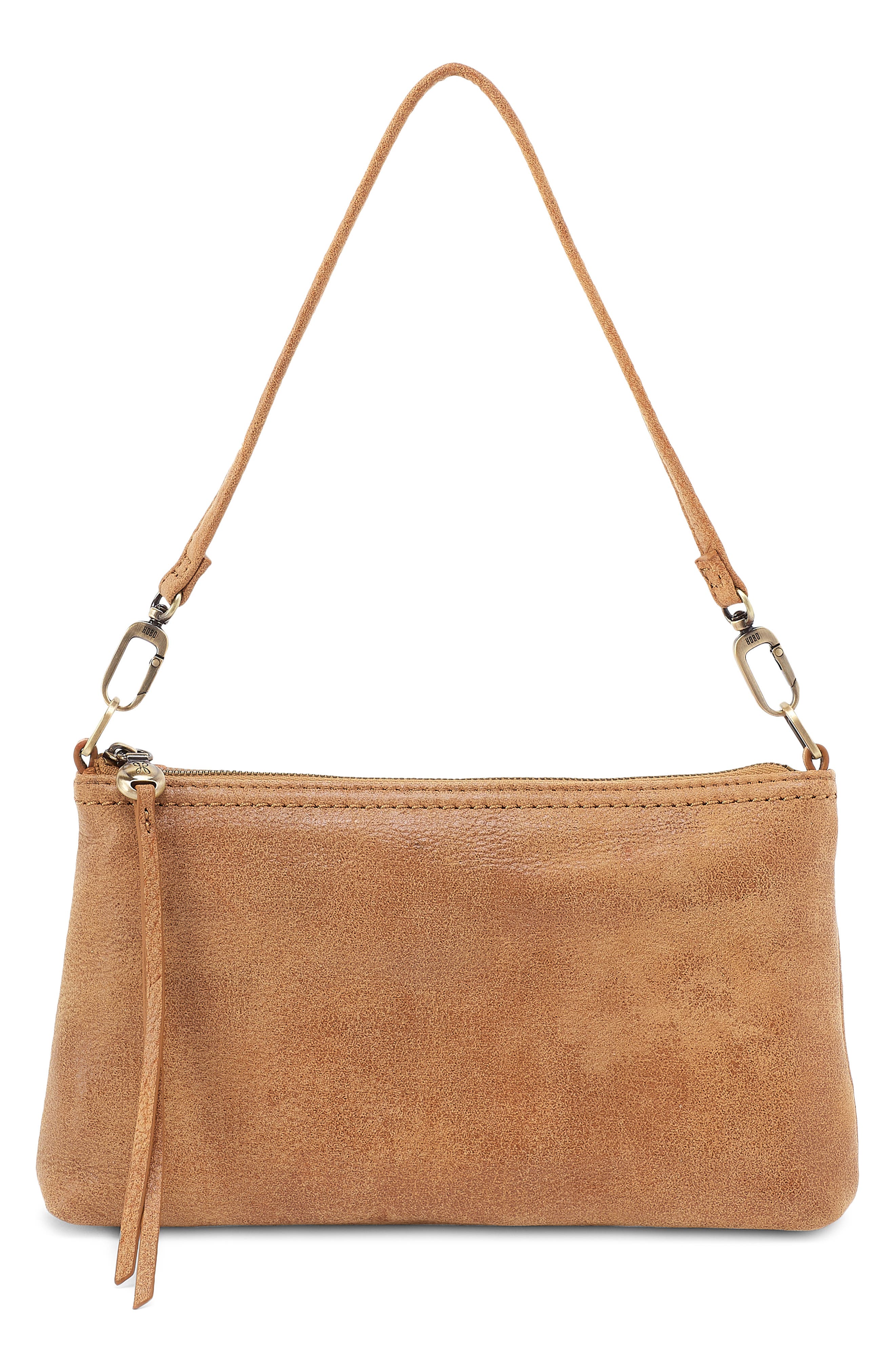 HOBO Darcy Leather Crossbody Bag, Alternate, color, Whiskey