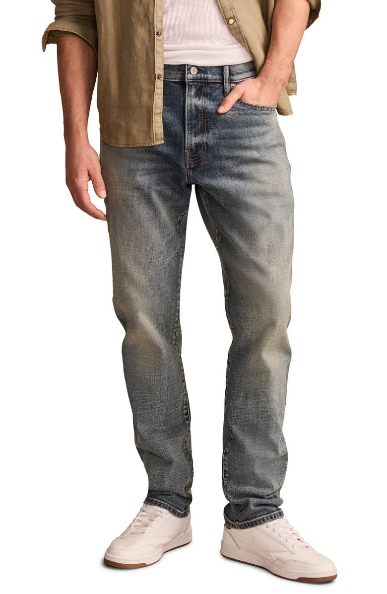 Lucky Brand 410 Athletic Straight Leg Stretch Jeans, Main, color, Sanford