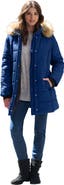 Roaman's Plus Size Classic Length Puffer Coat
