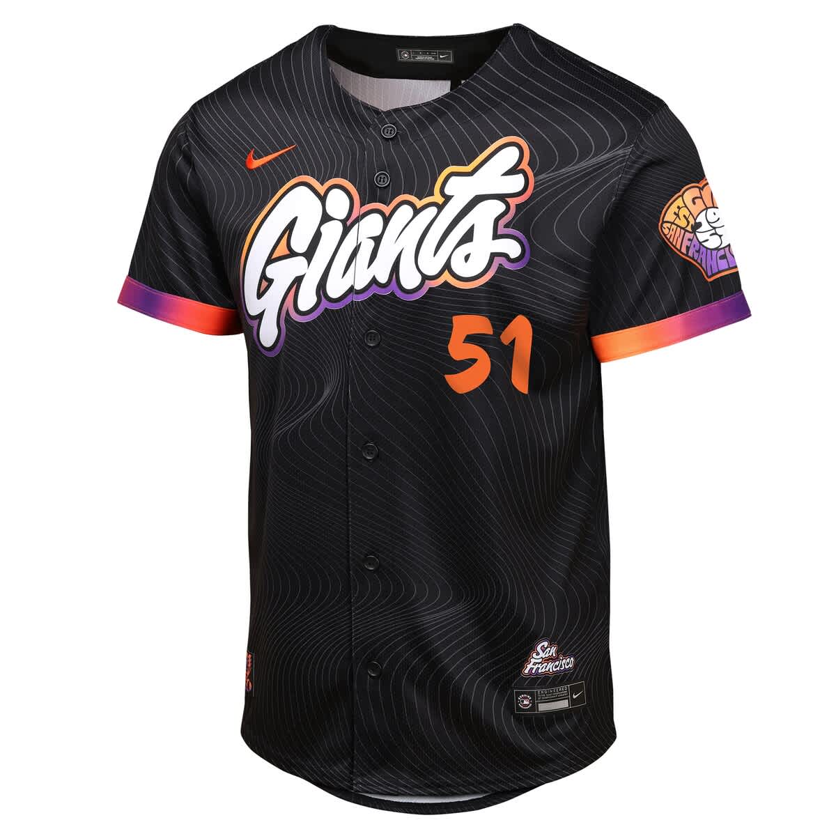 Nike Youth Outerstuff Jung Hoo Lee Anthracite San Francisco Giants