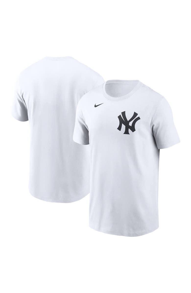 Nike Men's Nike White New York Yankees Fuse Wordmark T-Shirt, Main, color, White