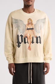 Palm Angels Angel Logo Graphic T-Shirt