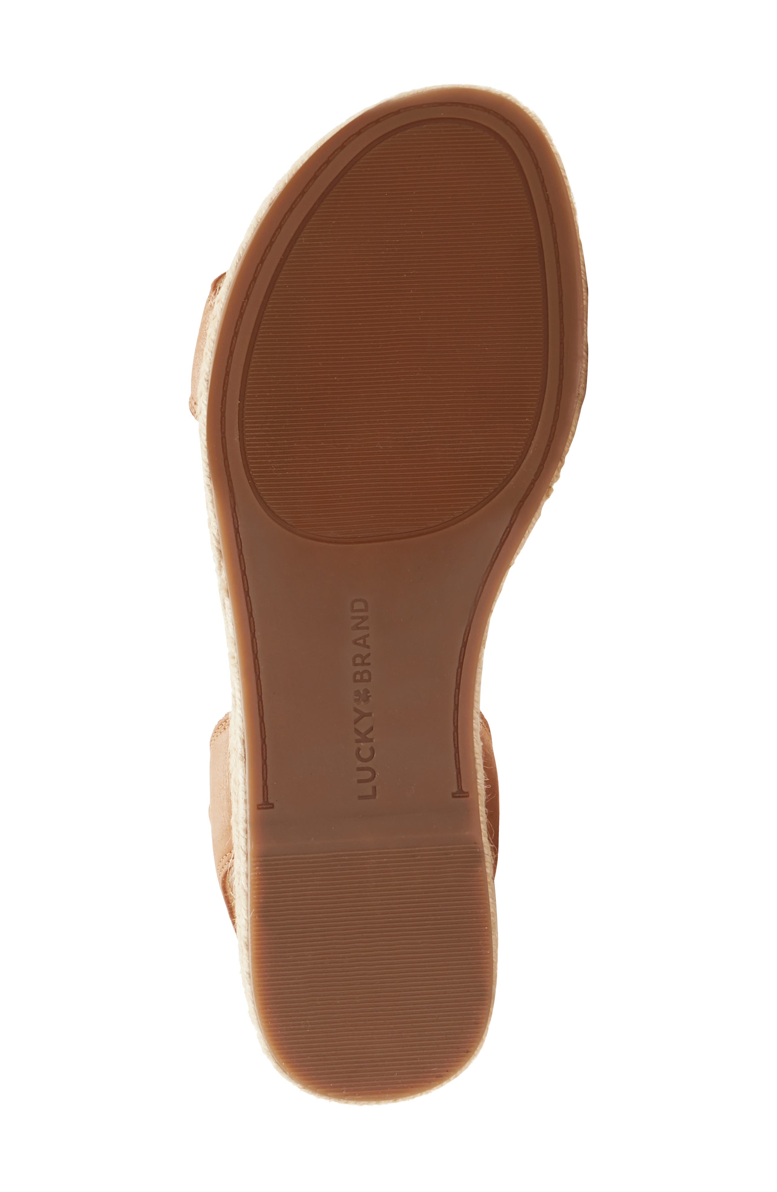 Lucky Brand Garston Espadrille Sandal, Alternate, color, Latte