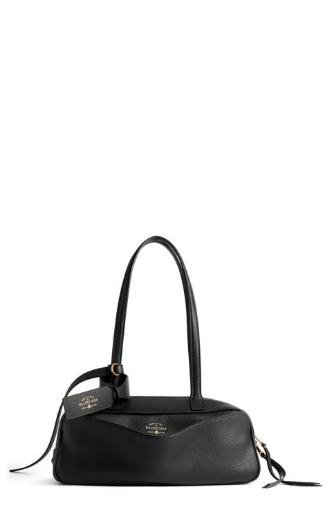 Small Bowling Leather Satchel