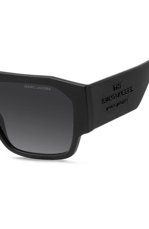 Marc Jacobs 55mm Navigator Sunglasses In Black