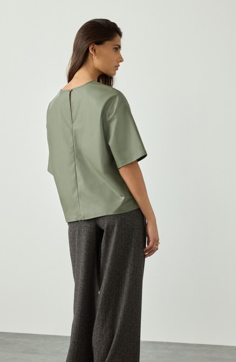 NEXT Coated T-Shirt, Alternate, color, Green