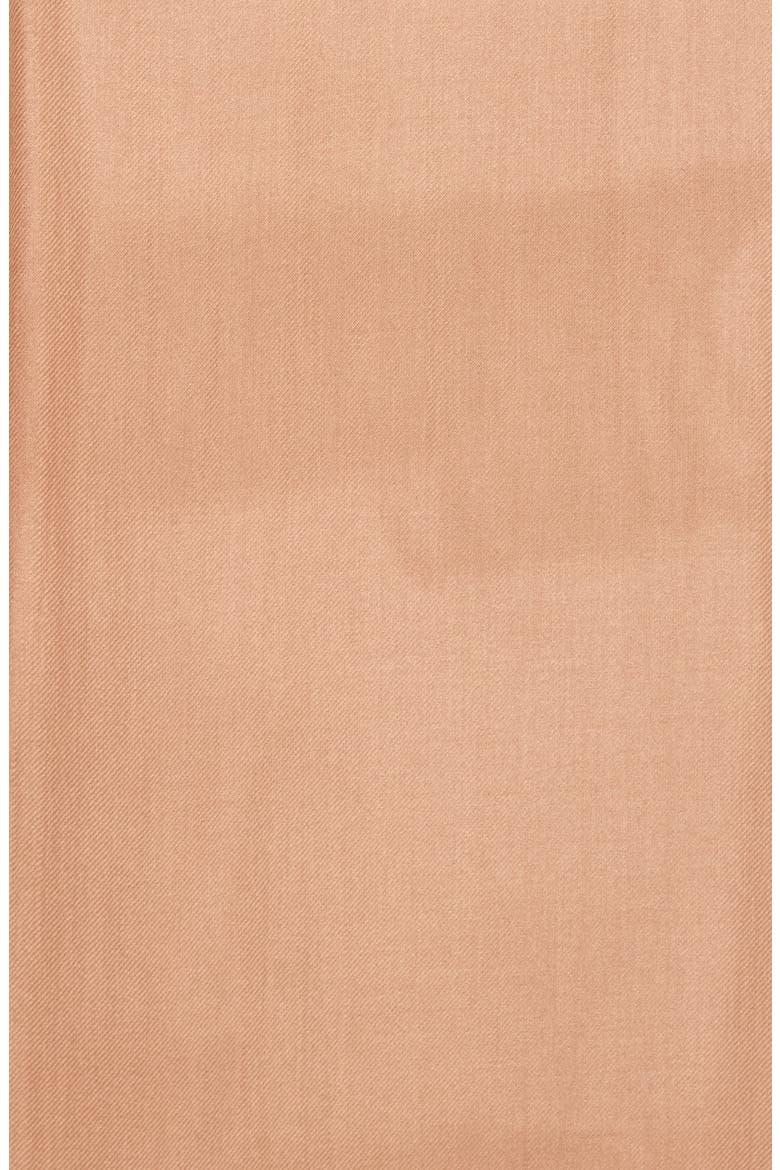 Modal Cashmere Twill Wrap Scarf, Alternate, color, TAN MACCHIATO