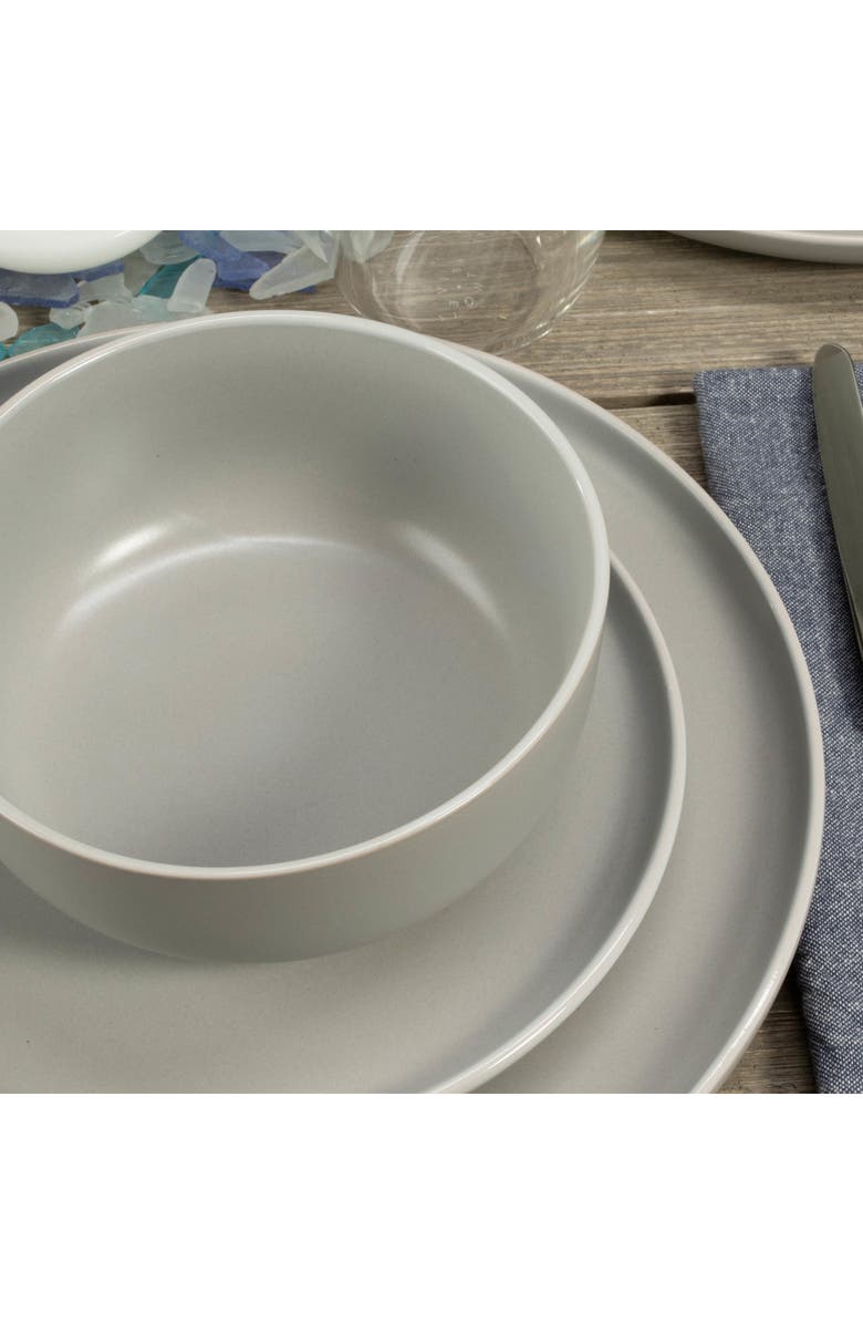 BIA Cordon Bleu 12-Piece Temp Stoneware Dinnerware Set, Alternate, color, Stone