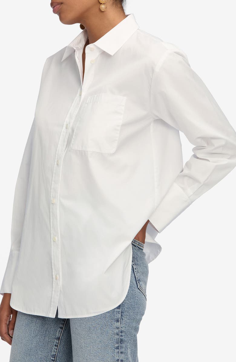 FRAME The Boy Cotton Button-Up Shirt, Alternate, color, White