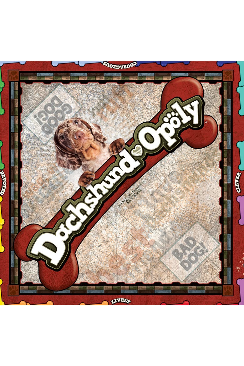 Dachshundopoly Monopoly Board Game, Alternate, color, Multicolored