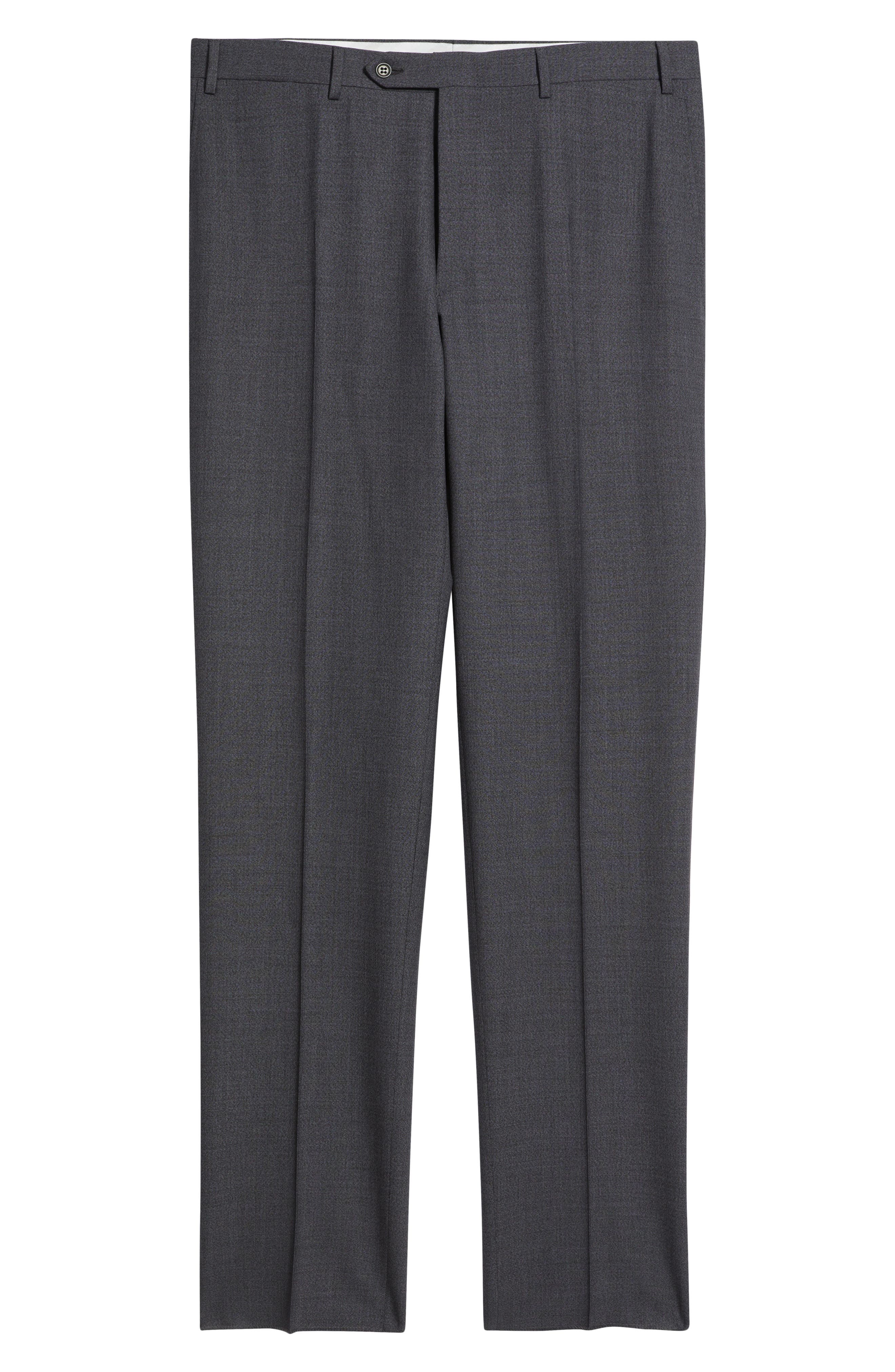Canali Siena Regular Fit Impeccabile Wool Suit Pants