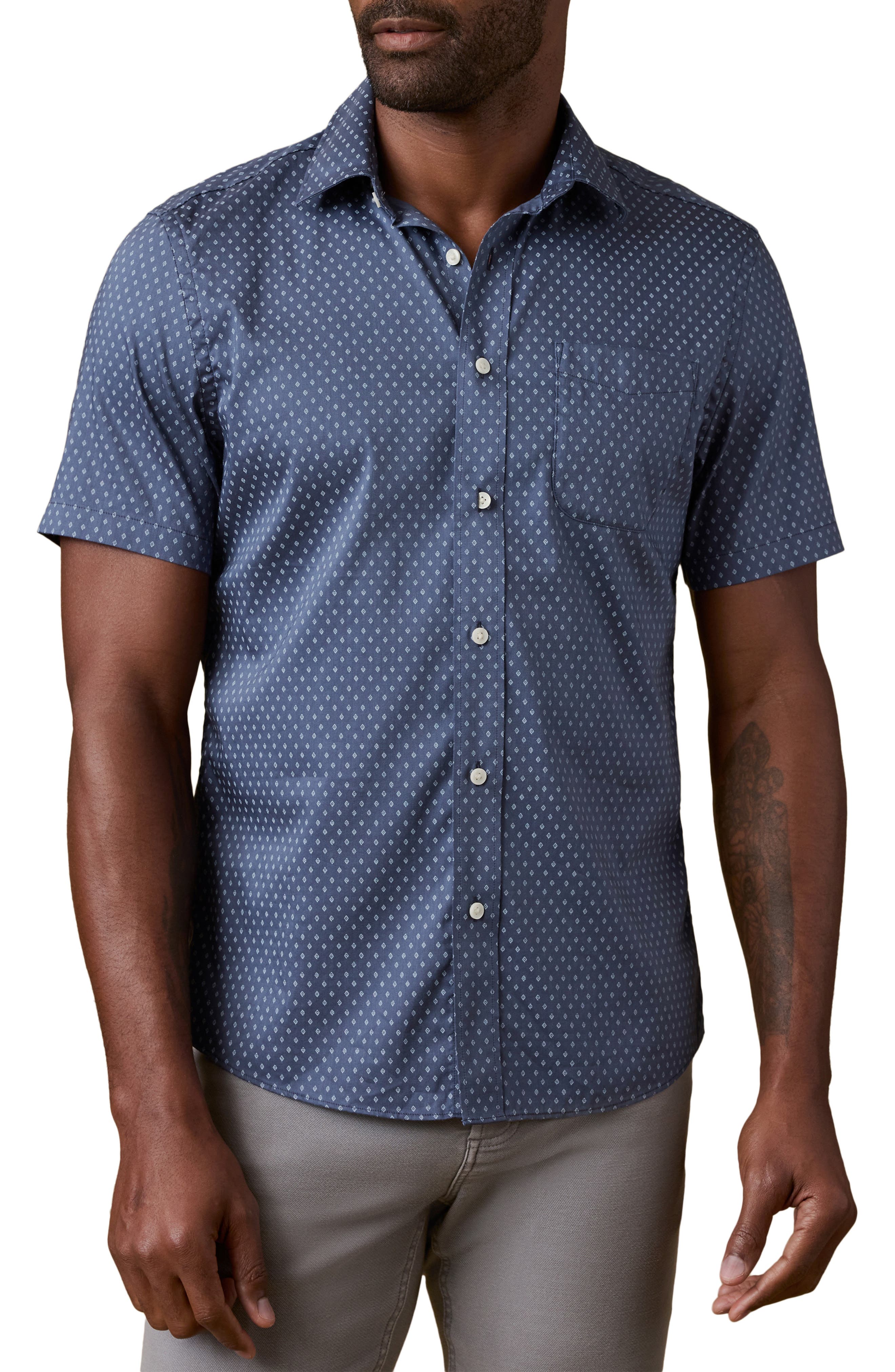 Faherty Movement Short Sleeve Button-Up Shirt
