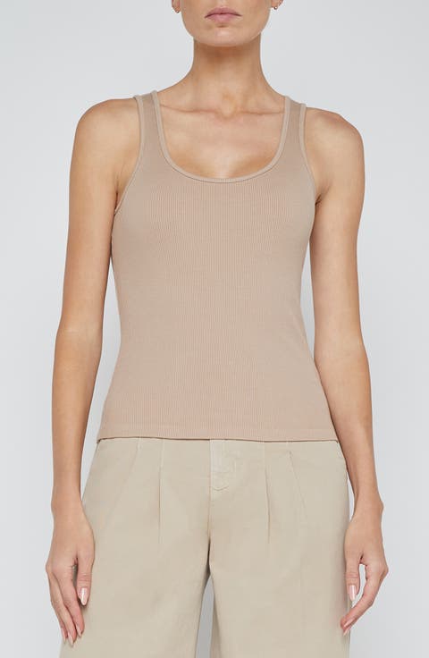 Adira Scoop Neck Rib Tank