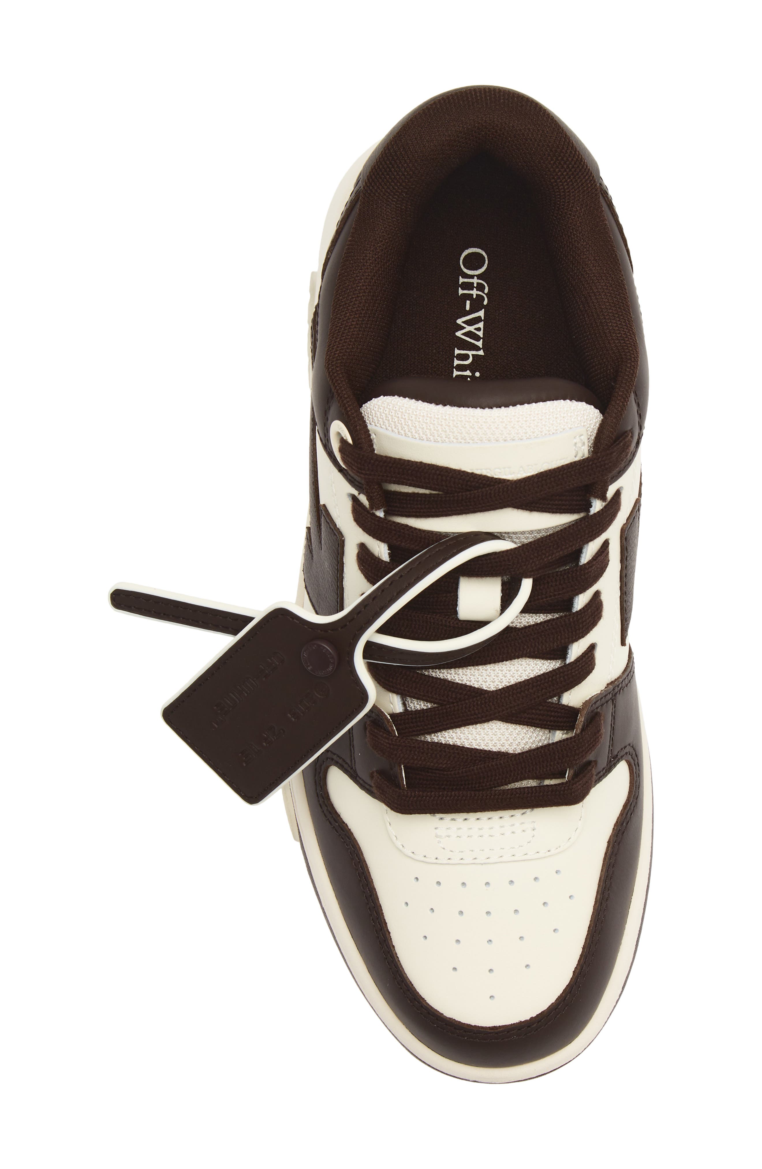 Out of Office Leather Sneaker, Alternate, color, CHOCOLATE - CREAM