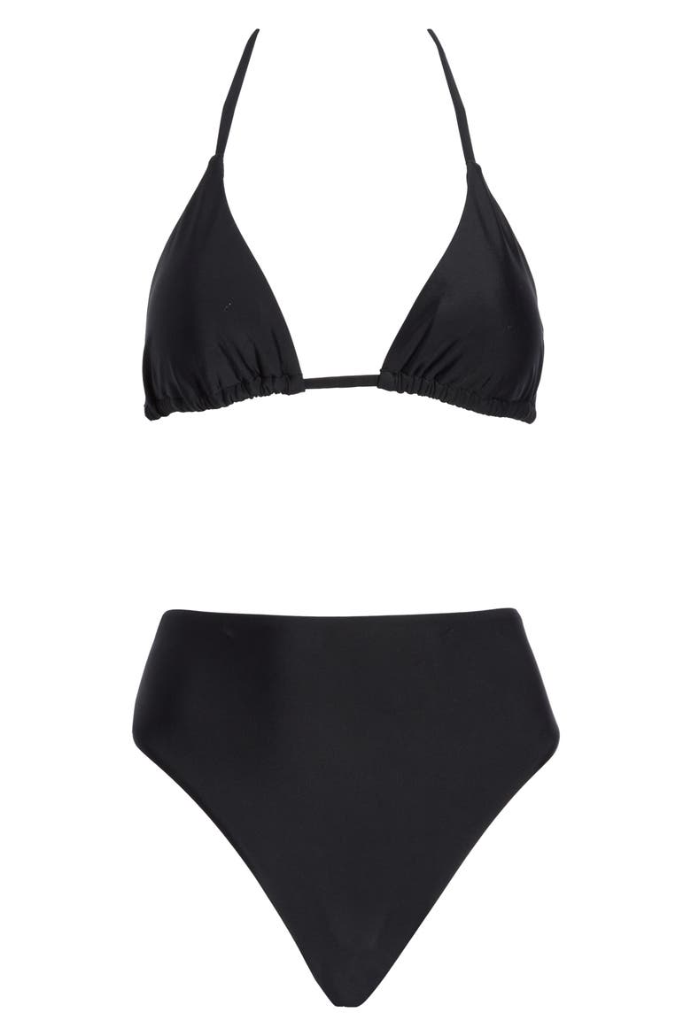 Triangle Bikini Top, Main, color, BLACK