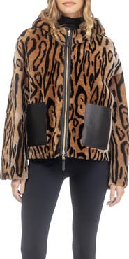 GORSKI Genuine Shearling Hooded Jacket, Reversible