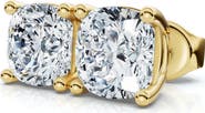 Bliss Diamond 2Ct TW Cushion Cut Diamond Studs 14k Gold Lab Grown