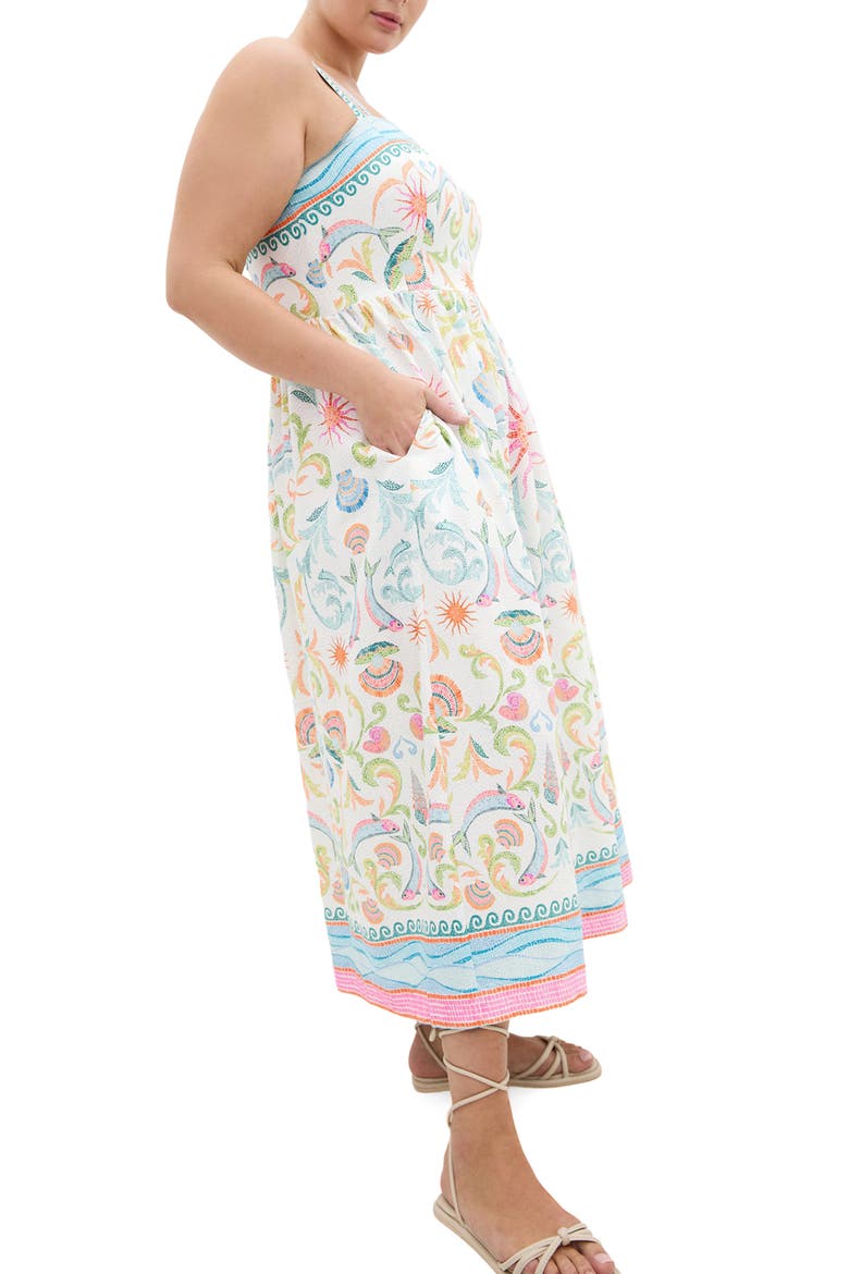 Calissa Maxi Dress, Alternate, color, SEASCAPE PLC