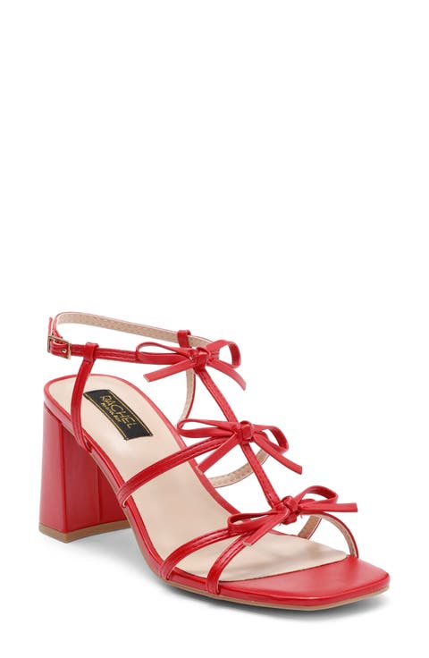 Cologne Bow Block Heel Sandal (Women)