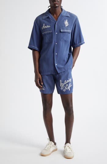 AMIRI Saturday Night Camp Shirt | Nordstrom
