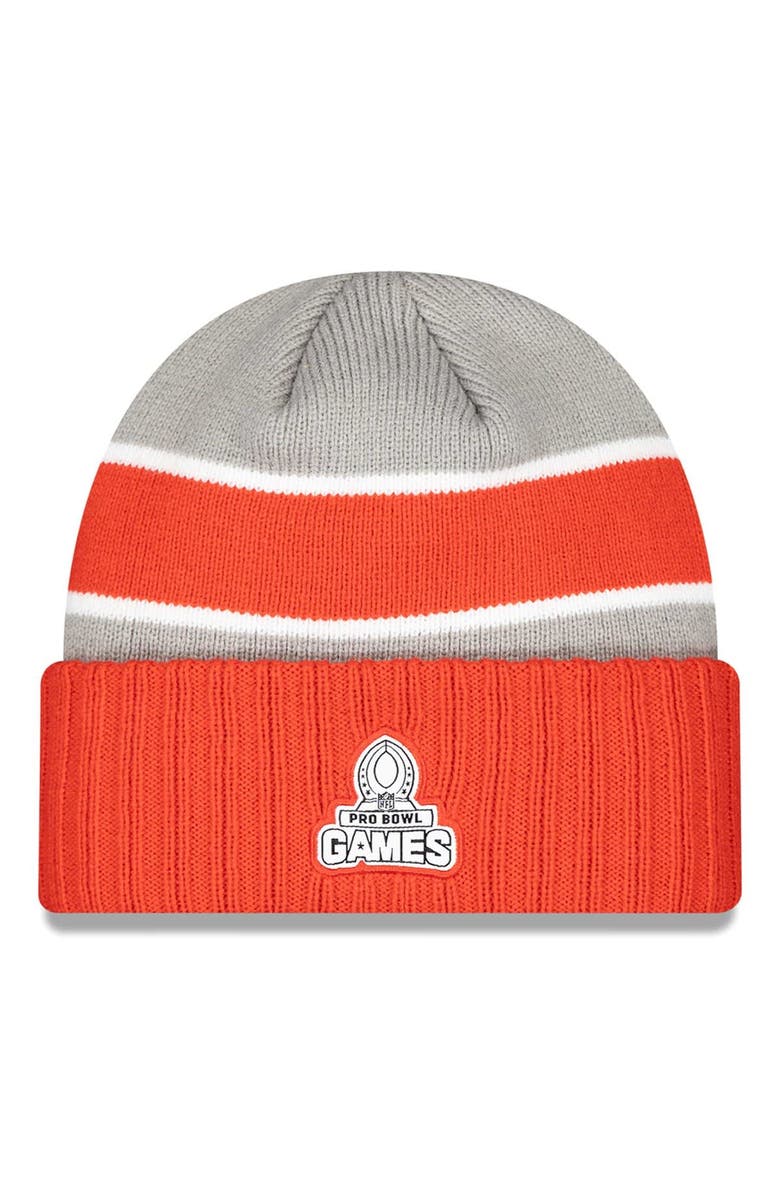 New Era Men's New Era Gray Pittsburgh Steelers 2024 NFL Pro Bowl Cuffed Knit Hat, Alternate, color, 