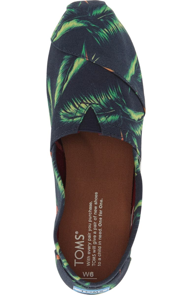TOMS Classic - Birds of Paradise Slip-On, Alternate, color,