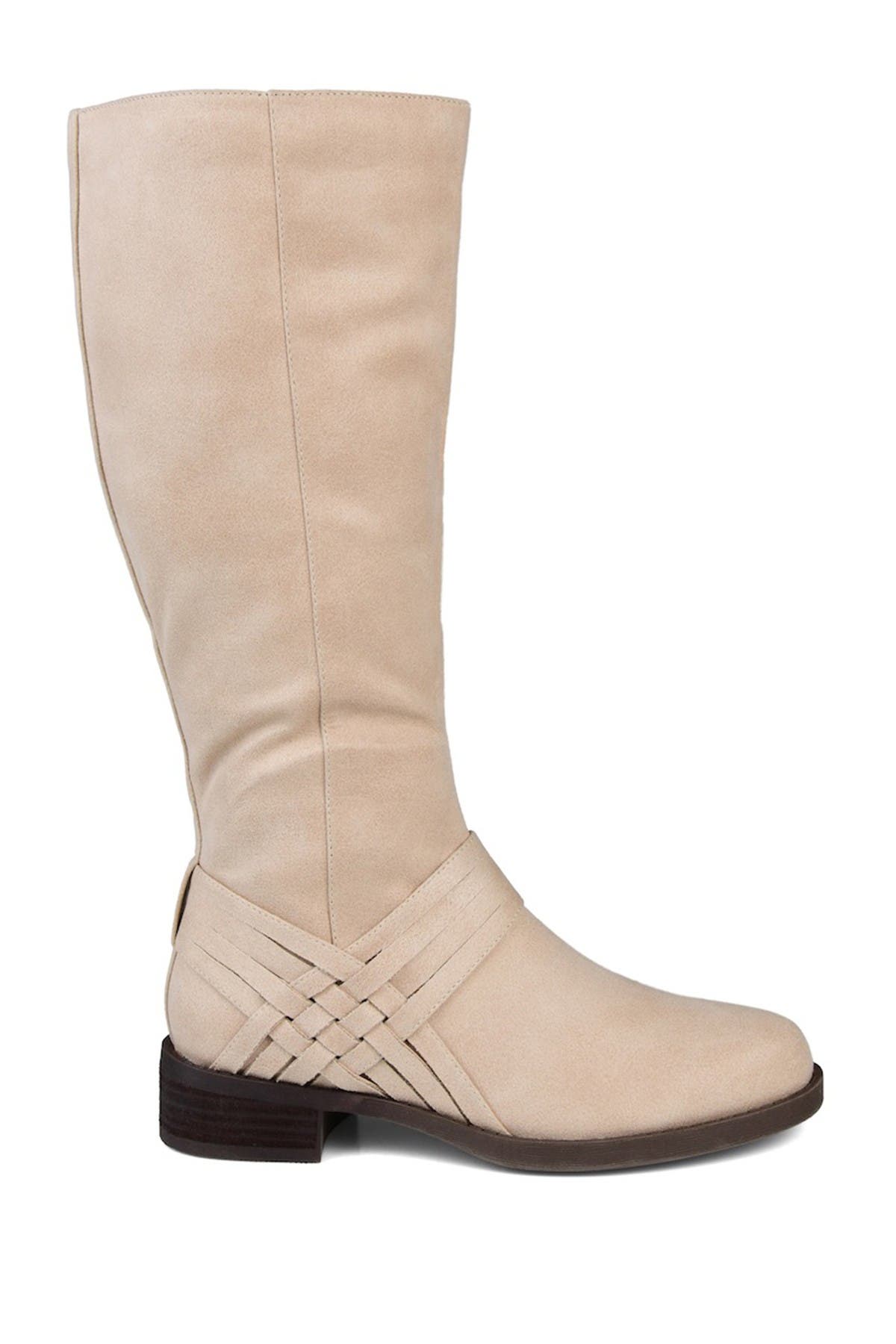 Journee Collection Meg Boot - Wide Calf, Alternate, color, Stone