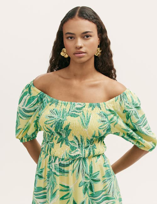 Finery London Enzo Short Sleeve Floral Midi Dress