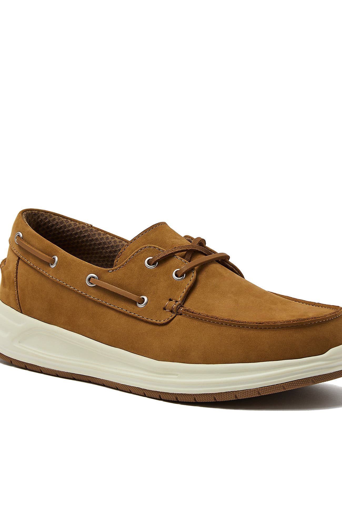 Lands' End Comfort Leather Slip On Boat Shoes, Alternate, color, 