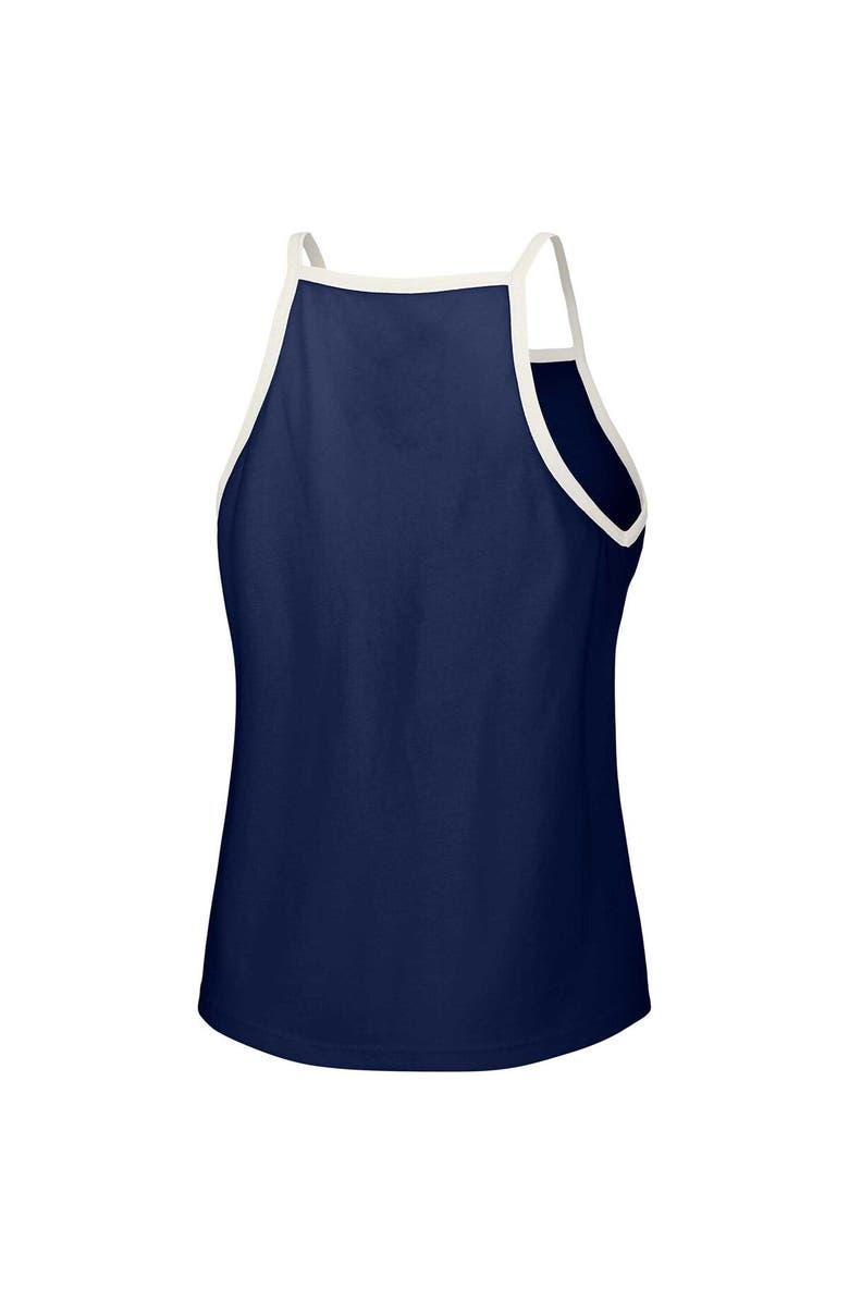 LUSSO Women's Lusso  Navy Boston Red Sox Nadine Halter Tank Top, Alternate, color, 