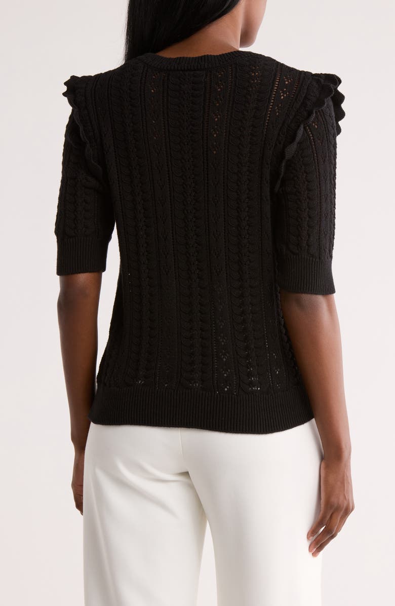 Catherine Malandrino Pointelle Sweater, Alternate, color,