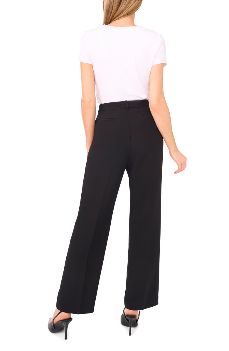 Halogen<sup>®</sup> High Waist Straight Leg Pants, Alternate, color, Rich Black