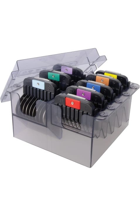 Stainless steel clipper guide comb set for dog, cat, and animal grooming