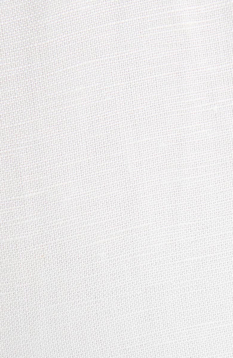 KASPER The Audrey Pull On Linen Blend Pants, Alternate, color, Lily White