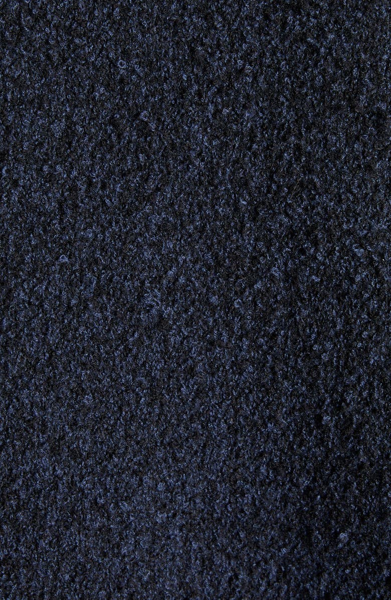 Bottega Veneta Knot Button Bouclé Cardigan, Alternate, color, 4121 Navy