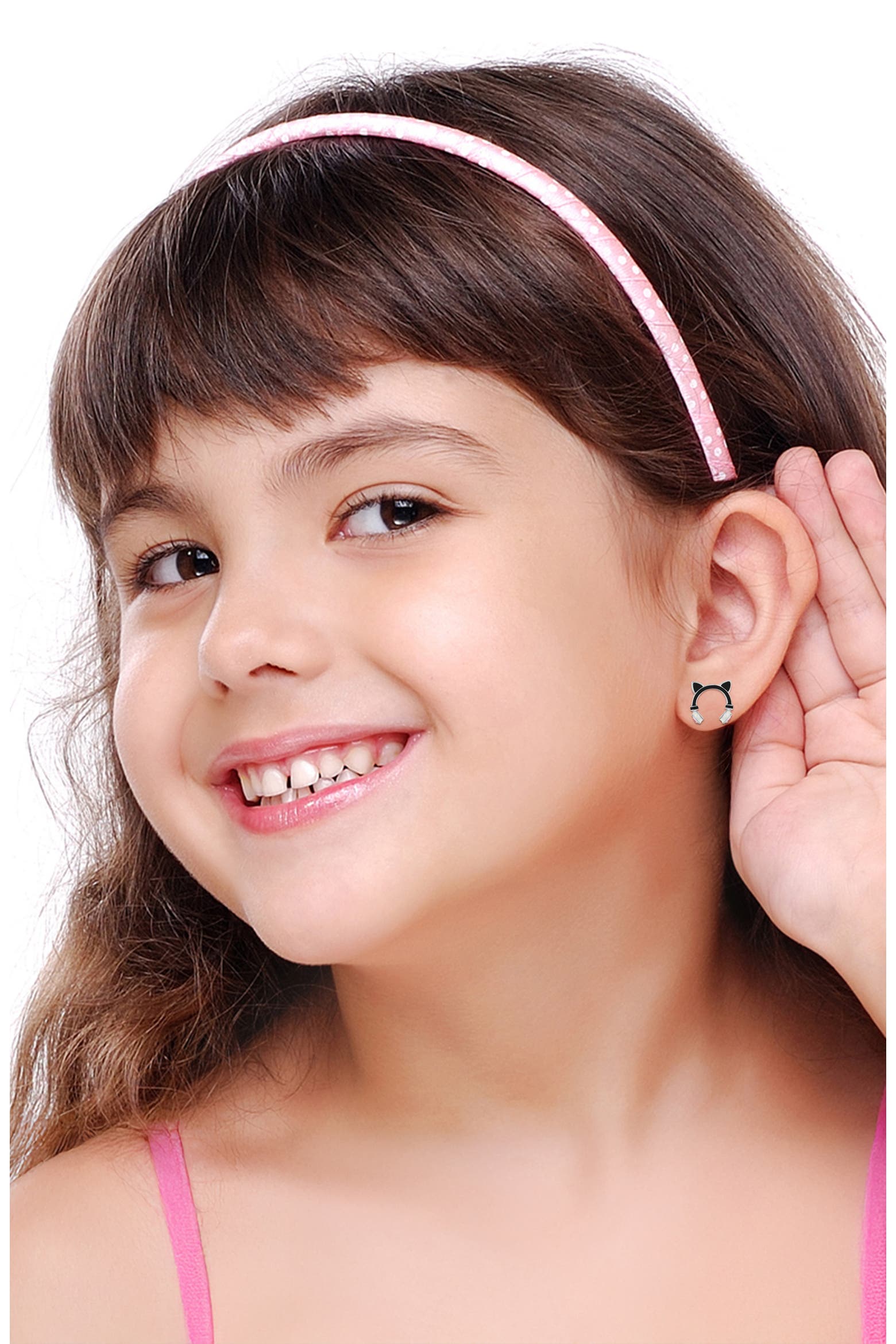 Ear Cone Rack Chanteur Kids' Cat Ear Headphone Stud Earrings (Women) | Nordstromrack