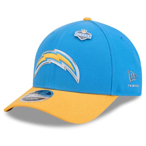 Men's New Era  Powder Blue/Gold Los Angeles Chargers 2026 NFL Draft 9FORTY M-Crown Adjustable Hat