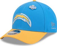 New Era Men's New Era Powder Blue/Gold Los Angeles Chargers 2026 NFL Draft 9FORTY M-Crown Adjustable Hat
