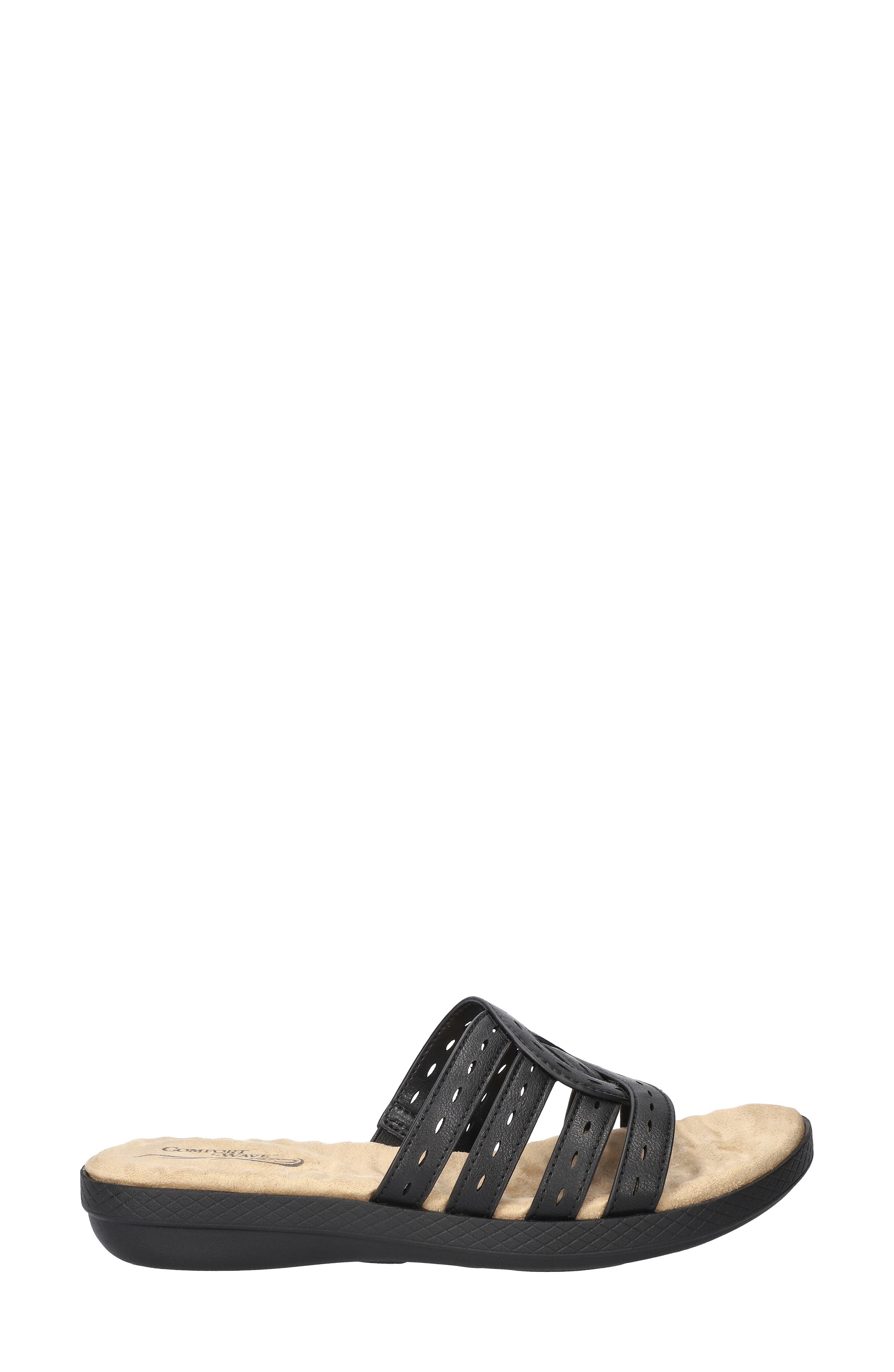 EASY STREET Cammie Perforated Sandal, Alternate, color, 