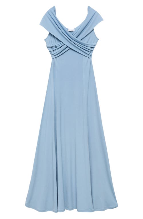 Mango Crossover Neck A-line Gown