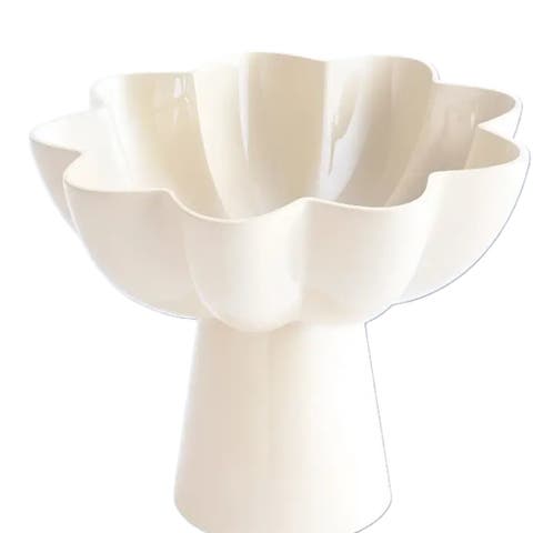 Pedestal Aluminum Bowl