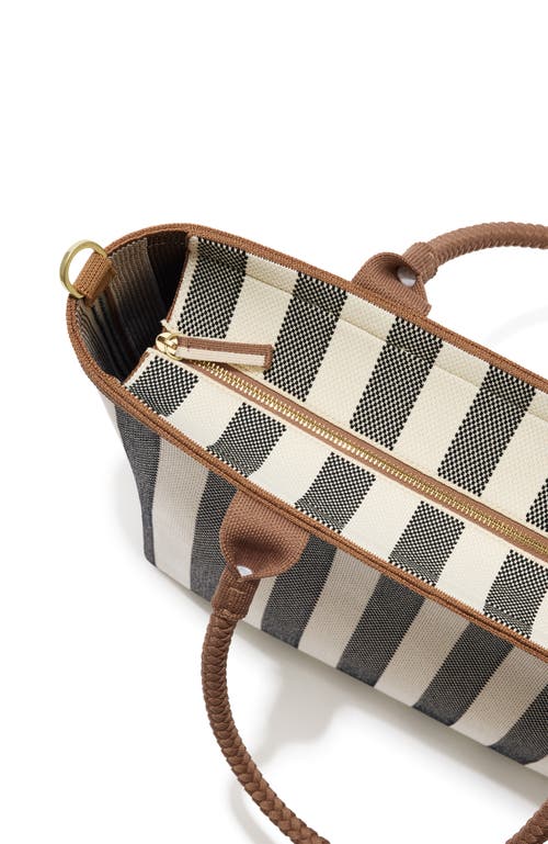 Rothys Rothy's The Lightweight Zip Tote In Cabana Stripe