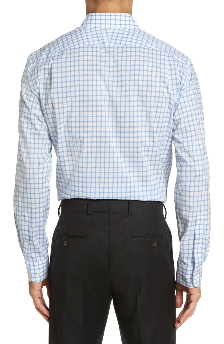 NORDSTROM MEN'S SHOP Trim Fit Check Dress Shirt, Alternate, color, 