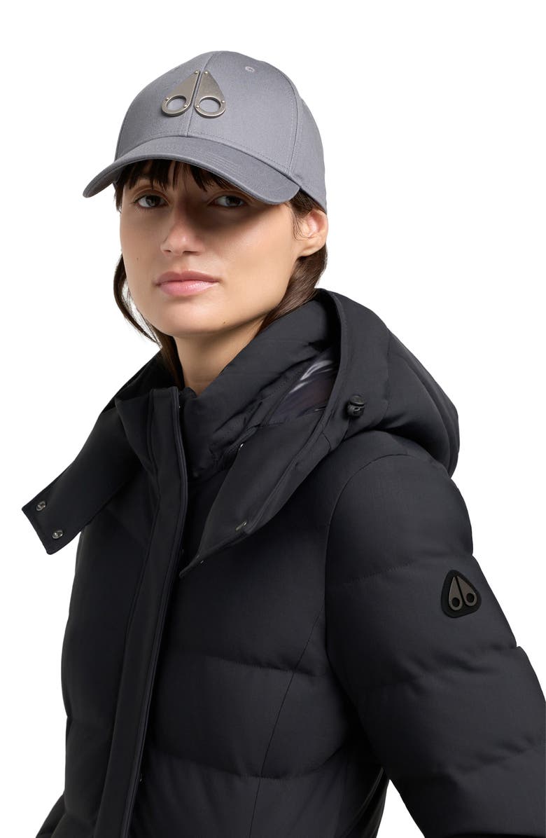 Moose Knuckles Watershed 3 Genuine Shearling Trim 800 Fill Power Down Parka, Alternate, color, Black