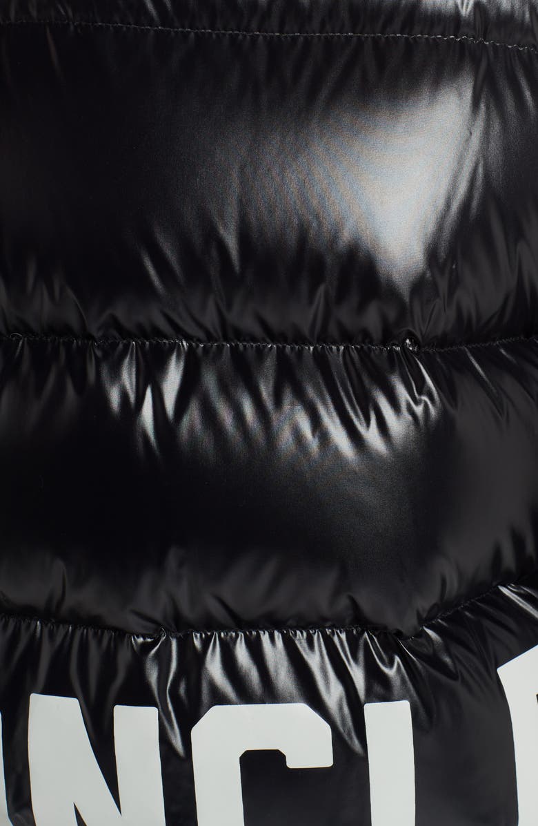 Moncler Chouelle Logo Print Quilted Down Puffer Jacket, Alternate, color, 